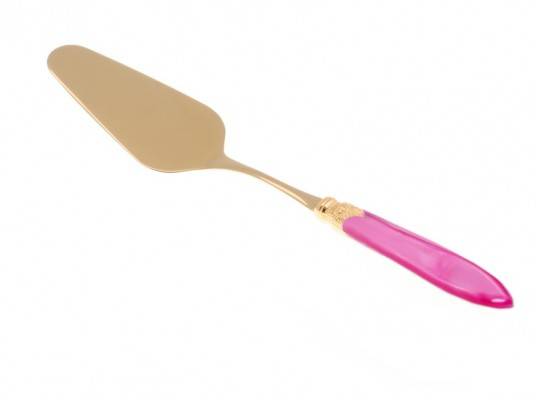 Personalized Wedding Favor - Laura Gold Cake Server (Pvd) - Rivadossi Sandro -