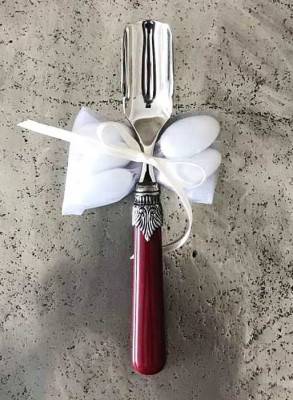 Rivadossi Country Cutlery – Klassischer Käselöffel mit Geschenkbox –