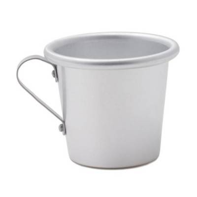Tasse conique en aluminium avec anse - Fabriquée en Italie - Rivadossi Sandro - 