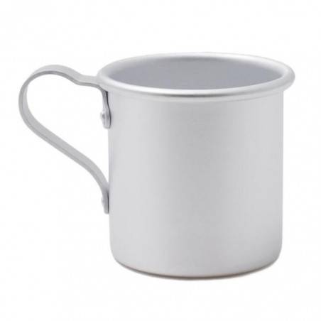 Cylindrical Aluminum Mug with Vintage Style Handle - Made in Italy - Rivadossi Sandro -  - 