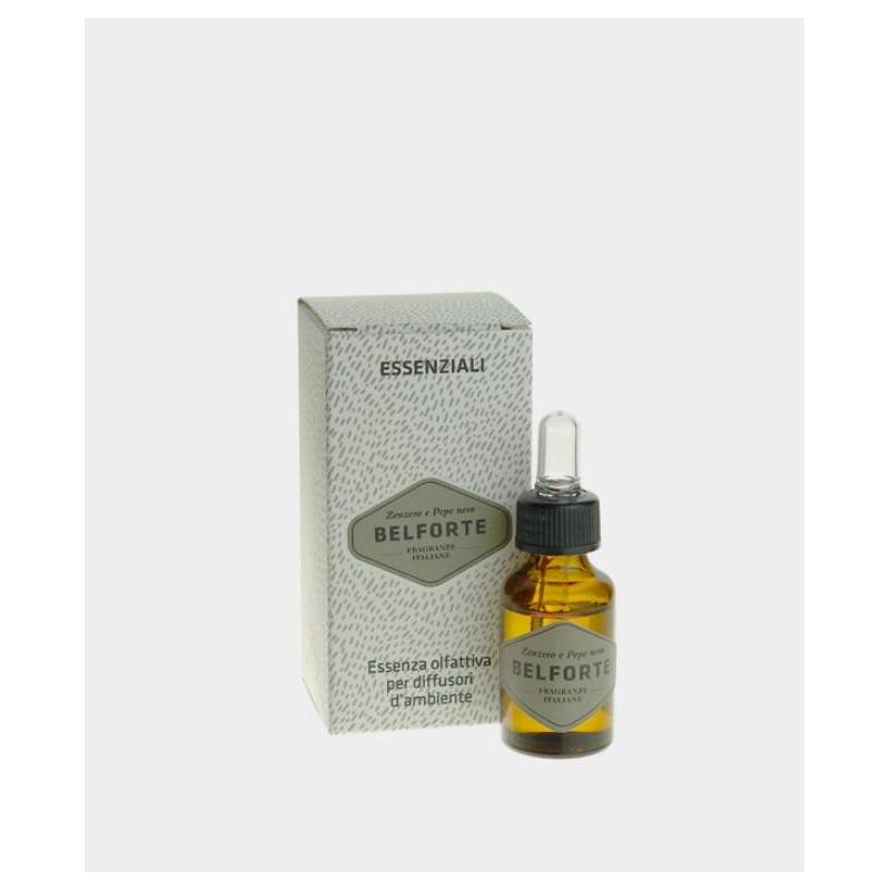 Konzentriertes ätherisches Öl - Belforte - Duft Ingwer und schwarzer Pfeffer 15 ML - 
