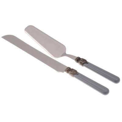 Rivadossi Besteck - Klassisches Set mit 2 Schaufeln und Kuchenmesser - 