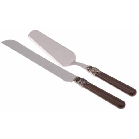 Classic Shabby Chic - set 2pcs Couverts Gateaux Rivadossi - 