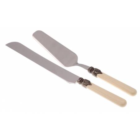 Classic Shabby Chic - set 2pcs Couverts Gateaux Rivadossi - 