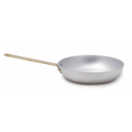 Professional Aluminum Frying Pan with Brass Handle -  - 