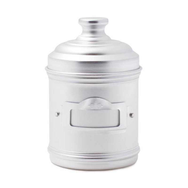 Pot de Cuisine en Aluminium avec Couvercle et Porte-étiquette - 
