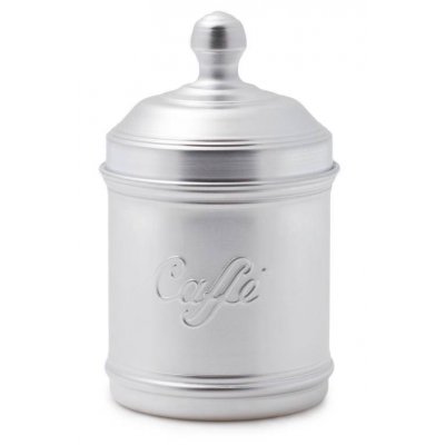 Récipient à Café en Aluminium - avec Couvercle - Vintage Style - 