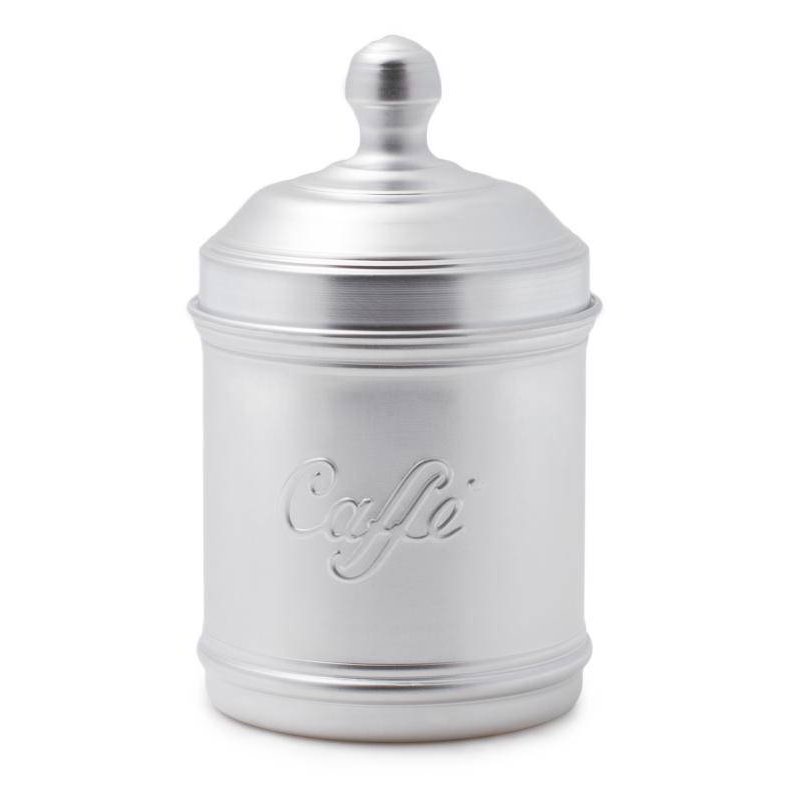 Récipient à Café en Aluminium - avec Couvercle - Vintage Style - 
